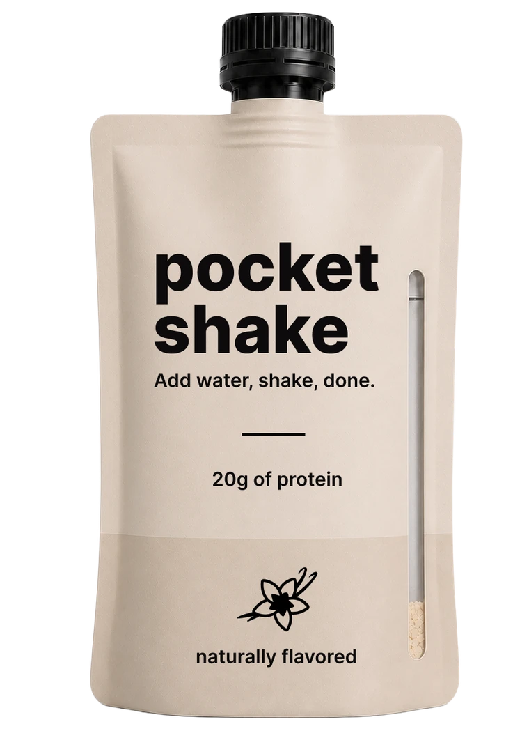 Pocket Shake pouch
